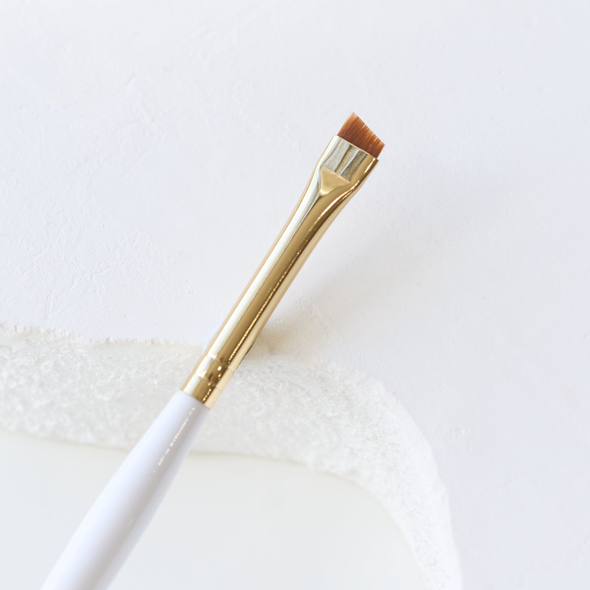 White & Gold Brush - Small Angled