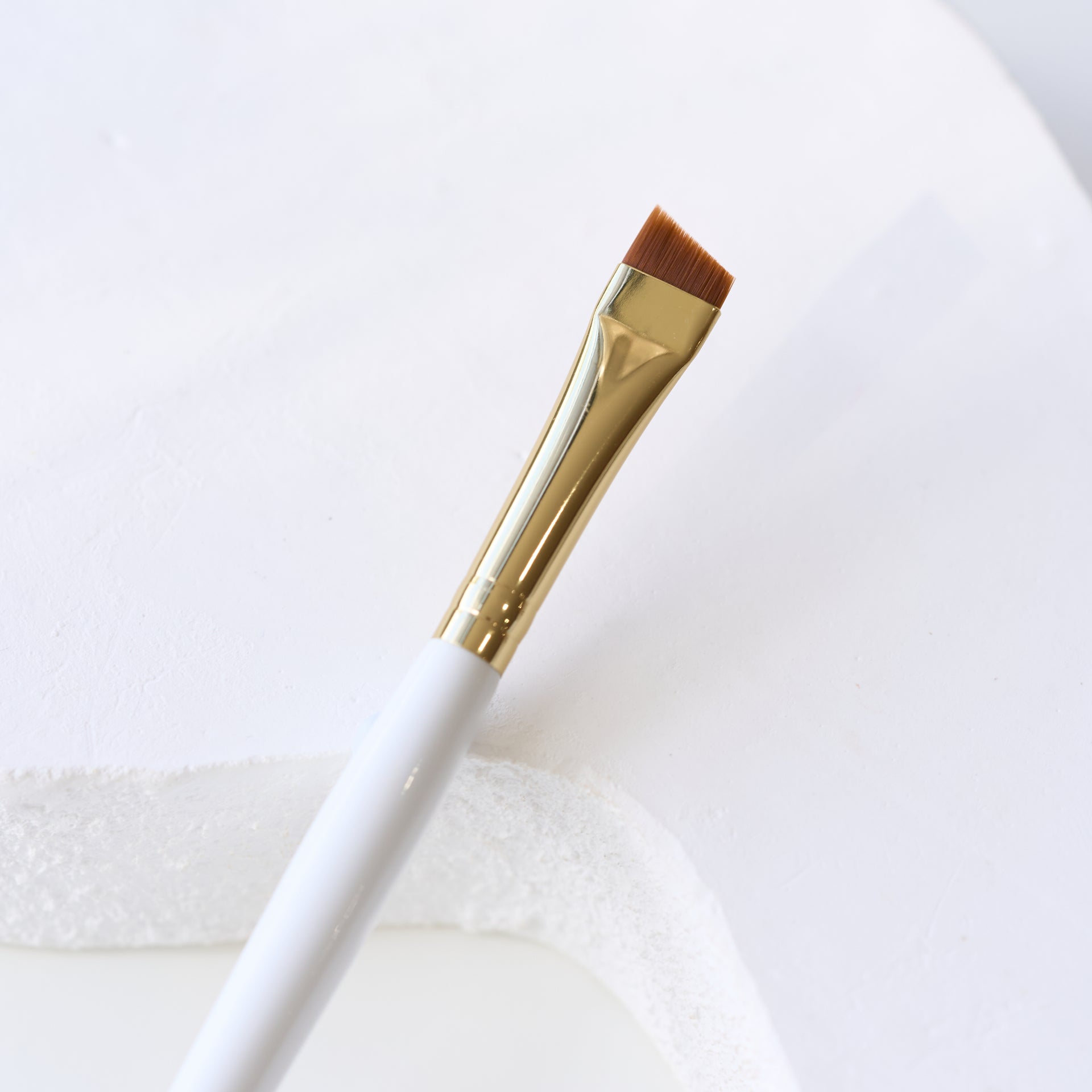 White & Gold Brush - Classic Angled