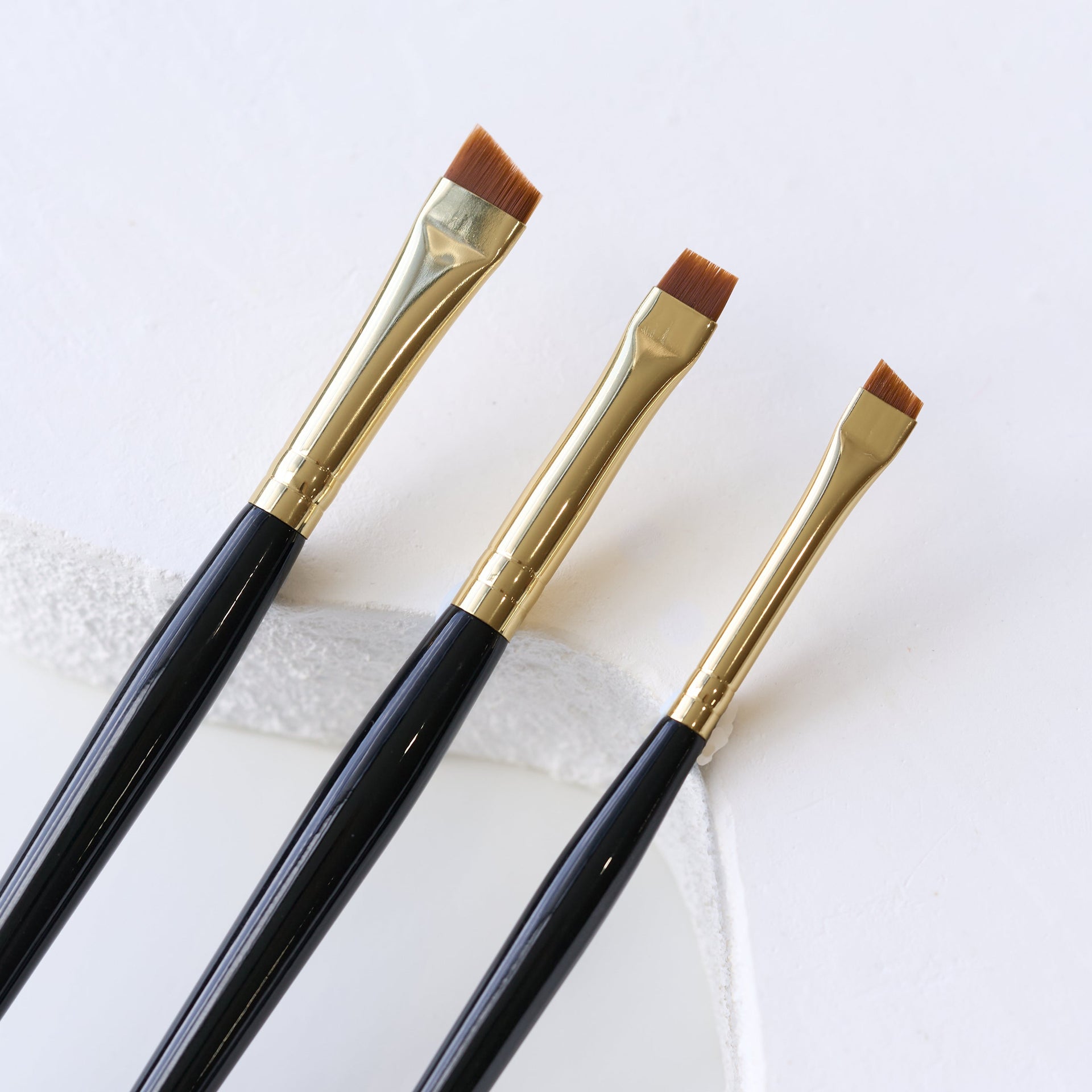 Black & Gold Brush Set (3pcs)