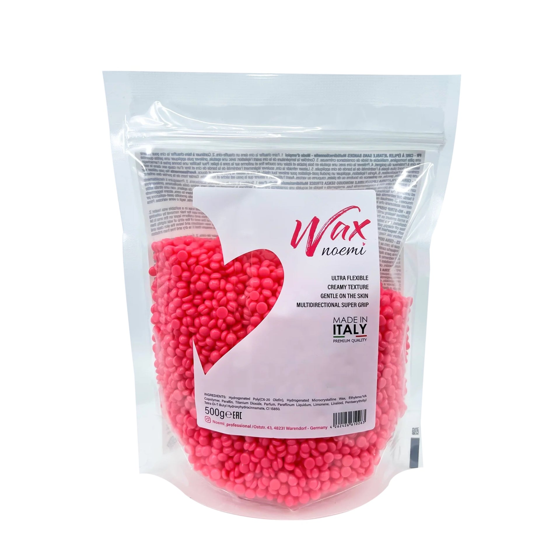 Noemi - Pink Premium Hard Wax (500g)